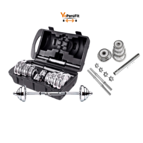 MALETIN DE MANCUERNAS 20KG CON ADAPTADOR