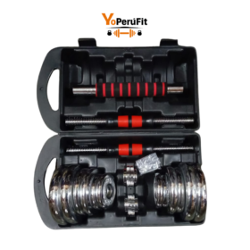 MALETIN DE MANCUERNAS 20KG CON ADAPTADOR