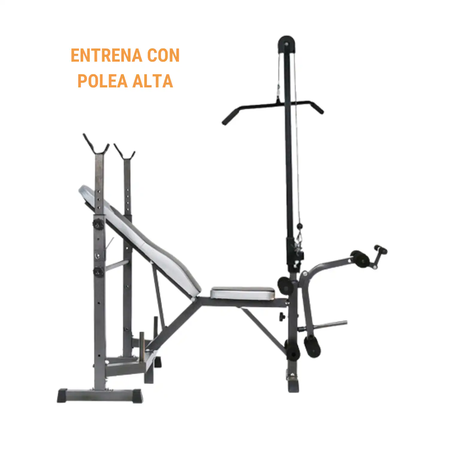 BANCA PLOMA CON RACK Y POLEA IMPORTADA - Imagen 5