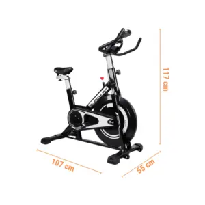 BICICLETA SPINNING DE 12KG FRENO MAGNÉTICO - Imagen 3
