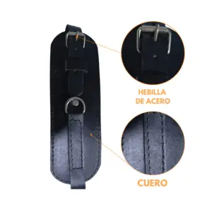 TOBILLERA POLEA CUERO TALON - Imagen 4