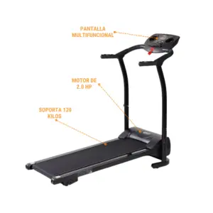 TROTADORA ELECTRICA 2HP BLACK FIT MODEL: K2 - Imagen 3