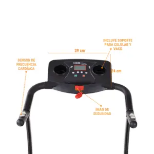 TROTADORA ELECTRICA 2HP BLACK FIT MODEL: K2 - Imagen 4