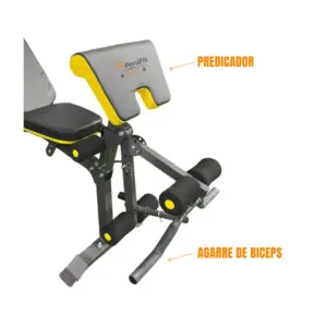 BANCA DDS IMPORTADA AMARILLA CON AGARRE BICEPS - Imagen 5