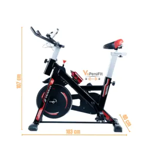 Alternative view of BICICLETA SPINNING DE 12KG MODELO BF800