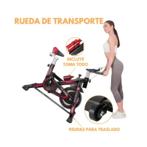 BICICLETA SPINNING DE 12KG MODELO BF800 - Imagen 10