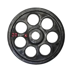 DISCOS OLIMPICO 20KG HIERRO