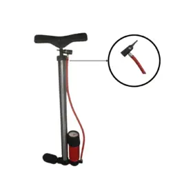 INFLADOR CON MANOMETRO Y VALVULA