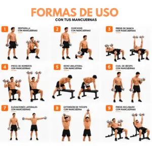 MALETIN DE MANCUERNAS 20KG CON ADAPTADOR - Imagen 7