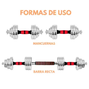 MALETIN DE MANCUERNAS 20KG CON ADAPTADOR - Imagen 5