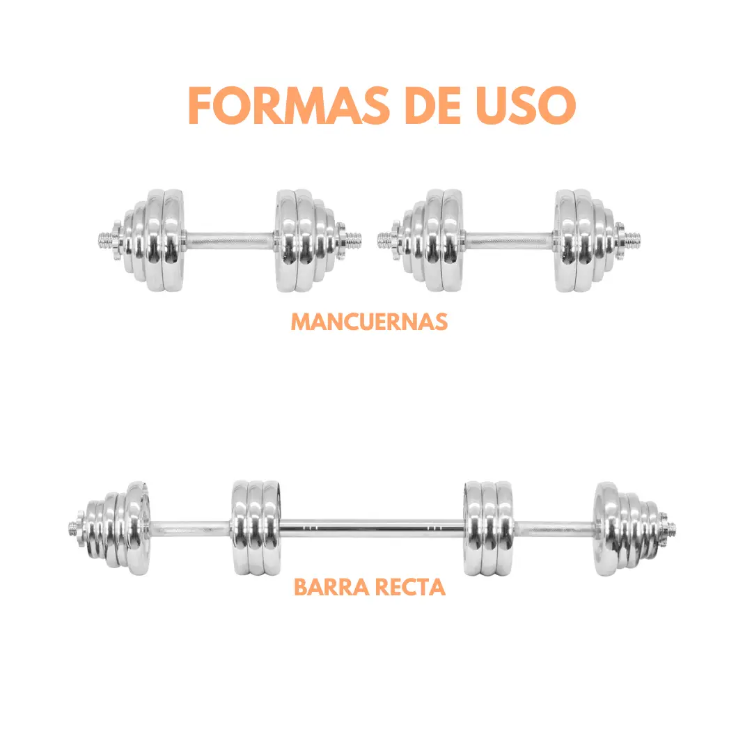 MALETIN DE MANCUERNAS 20KG CON ADAPTADOR - Imagen 6