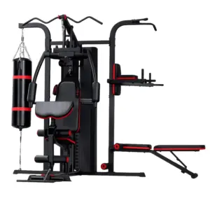MINI GYM 3 ESTACIONES CON SACO DE BOX MHG6310P (6 PIEZAS)