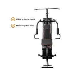 MINI GYM H7080A (4 PIEZAS) COLOR NEGRO REAL FITNESS - Imagen 3