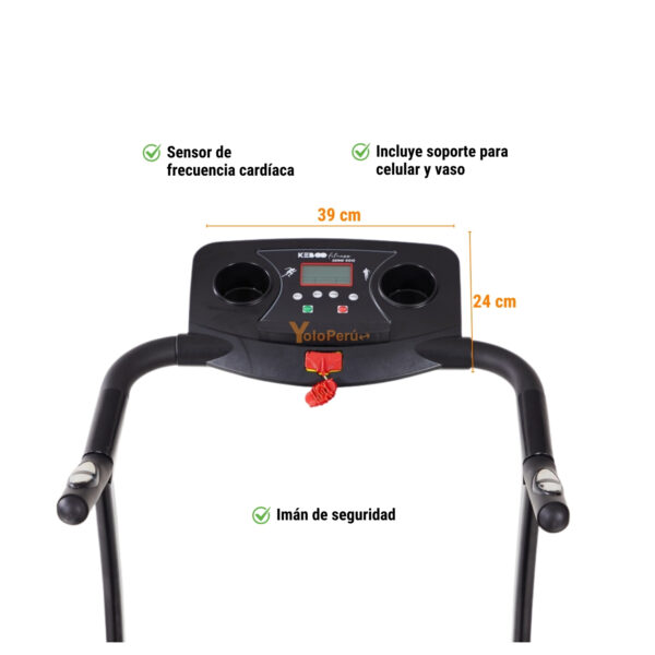 TROTADORA ELECTRICA 2HP BLACK FIT MODEL: K2 - Imagen 4