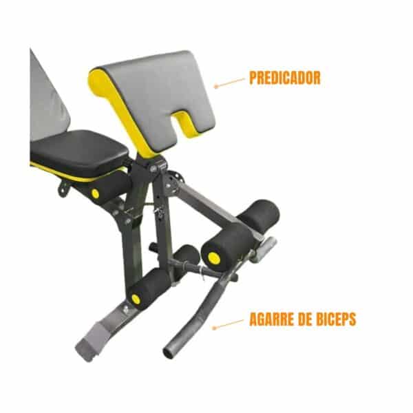 BANCA DDS IMPORTADA AMARILLA CON AGARRE BICEPS - Imagen 5