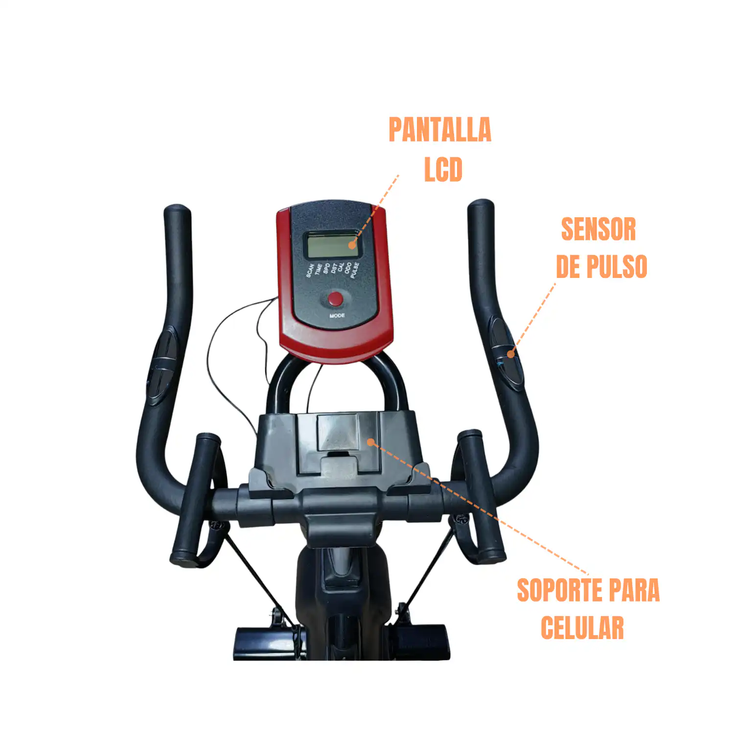 BICICLETA SPINNING DE 15KG PRO CON ACCESORIOS - Imagen 3