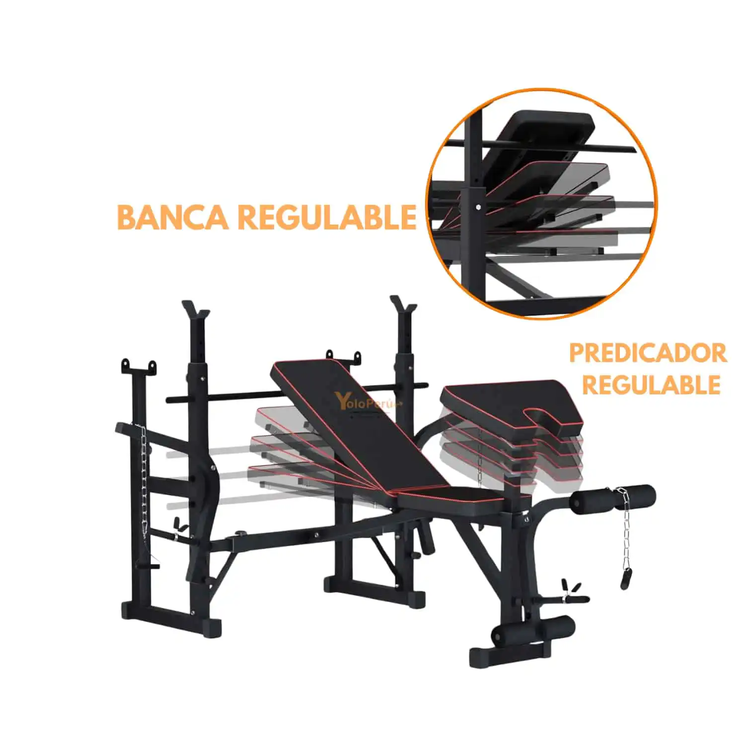 BANCA DOBLE RACK IMPORTADA - Imagen 3