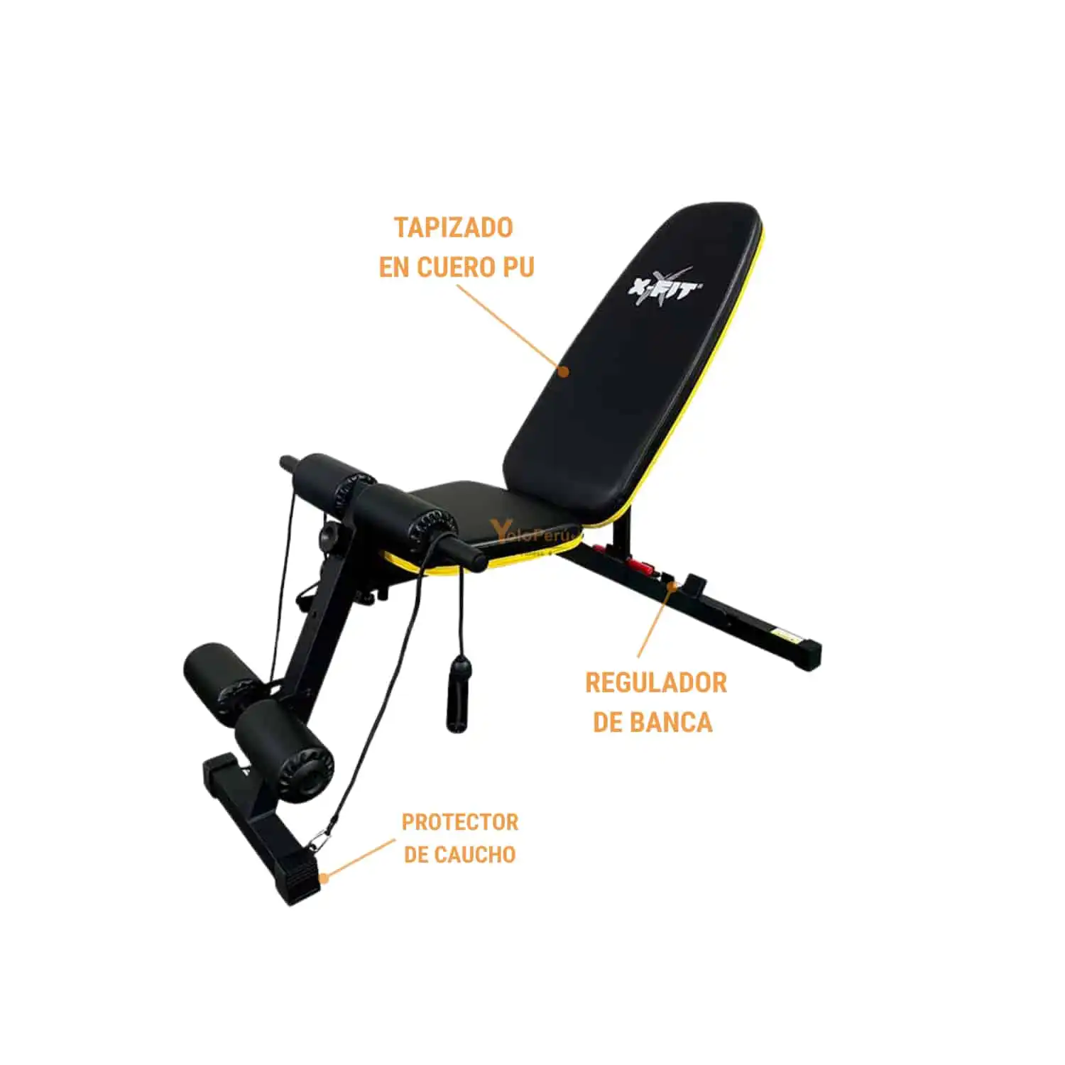 BANCA LIBRE DDS AMARILLA X-FIT (SIN PREDICADOR) - Imagen 3