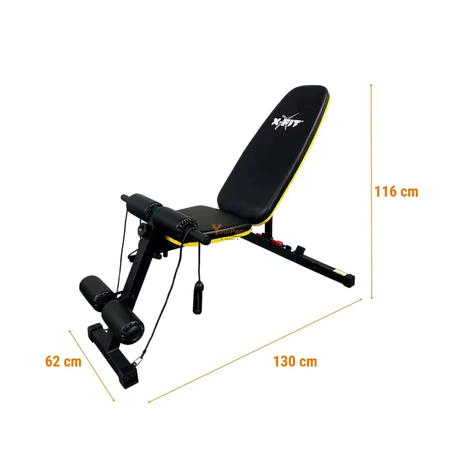BANCA LIBRE DDS AMARILLA X-FIT (SIN PREDICADOR) - Imagen 2