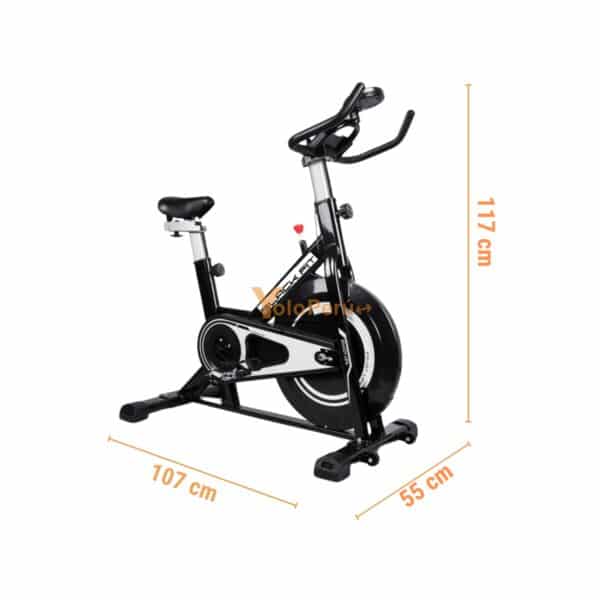 BICICLETA SPINNING DE 12KG FRENO MAGNÉTICO - Imagen 2