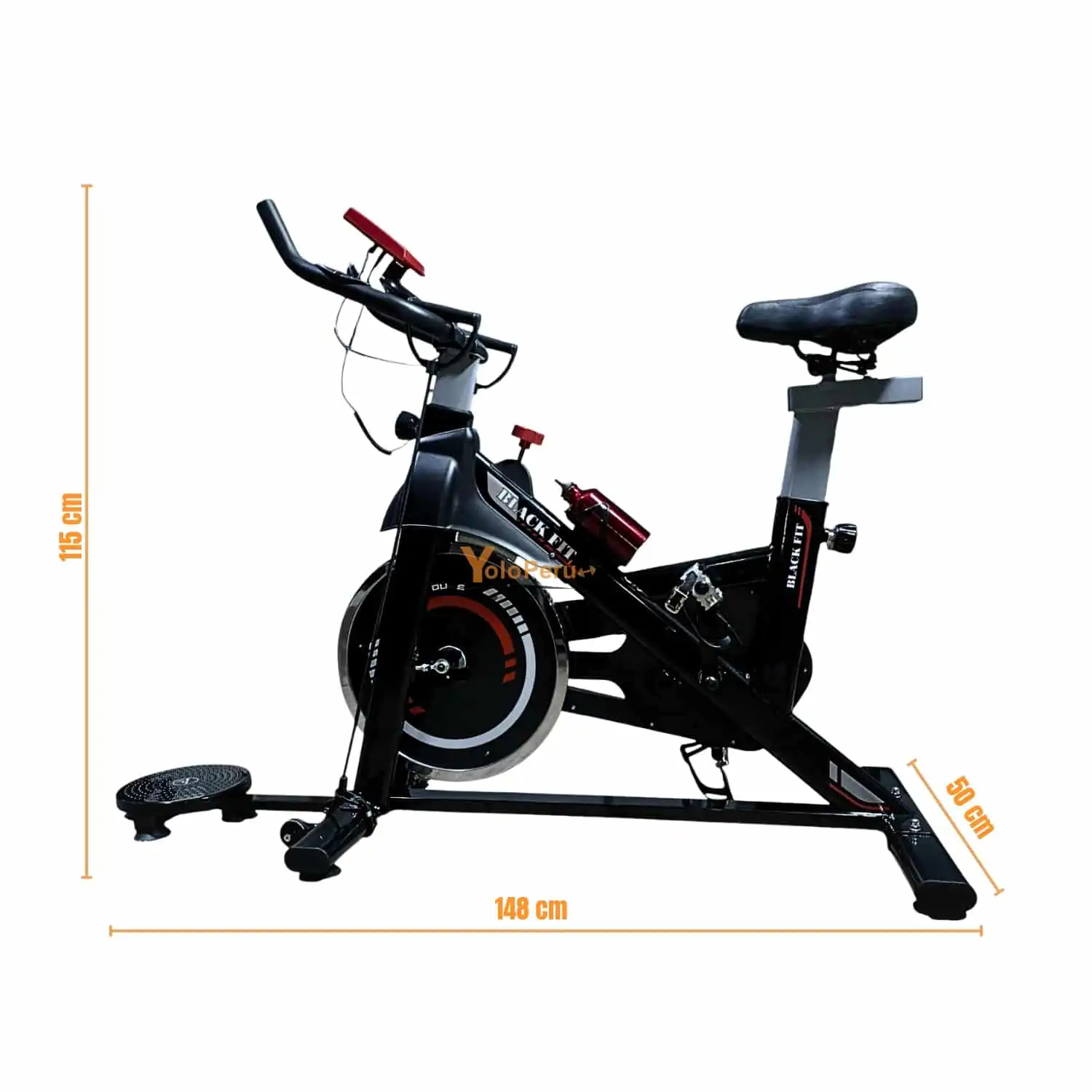 SPINNING VOLANTE DE INERCIA DE 15KG CON DISCO TWIST Y ACCESORIOS BF (SPP-1) - Imagen 2