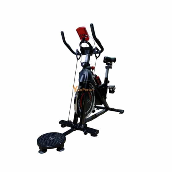 BICICLETA SPINNING DE 15KG PRO CON ACCESORIOS - Imagen 8