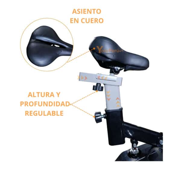 BICICLETA SPINNING DE 15KG  YL-700 - Imagen 6