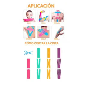 CINTA KINESIOLOGY 5CMX5CM - Imagen 2