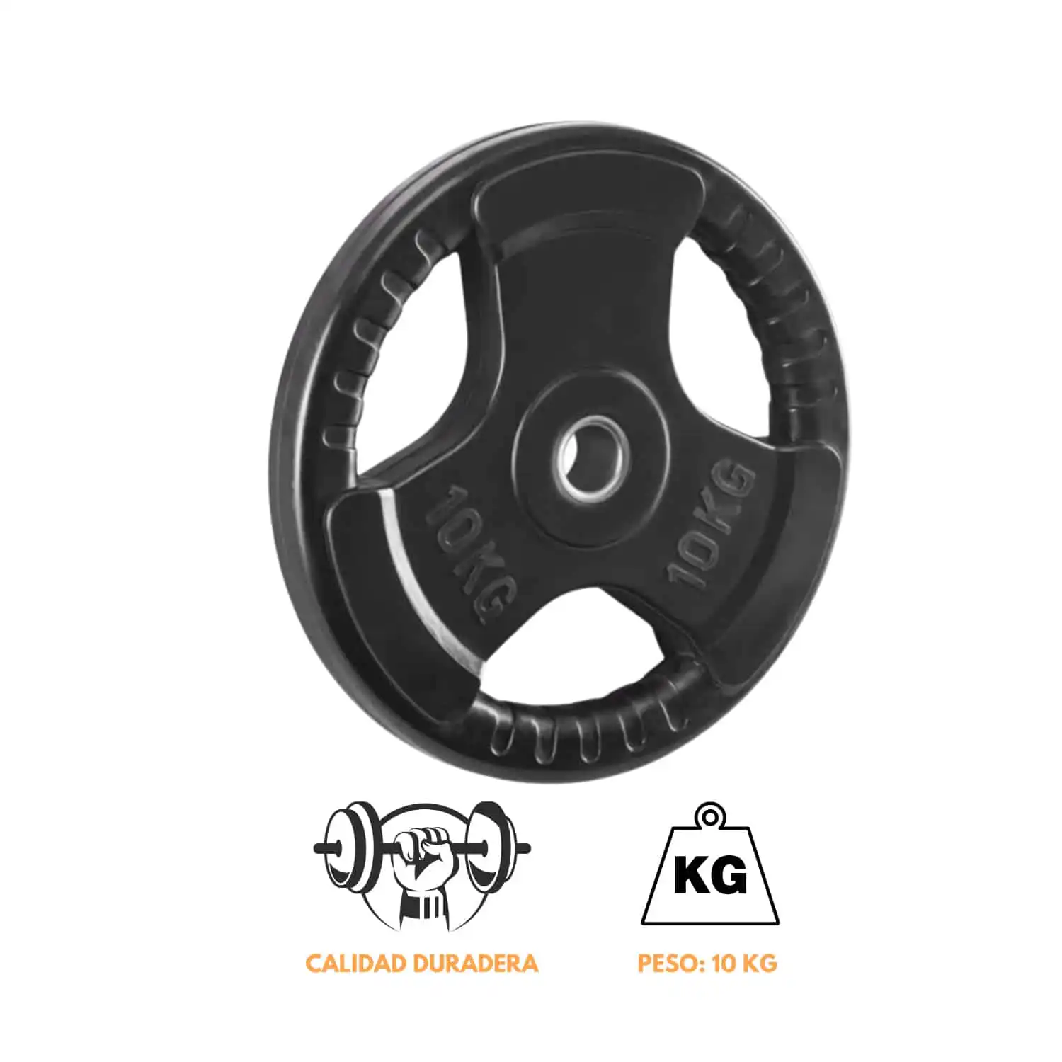 DISCOS 10KG CAUCHO - Imagen 4