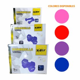 MANCUERNAS DE VINIL EN CAJA XFIT XF-465