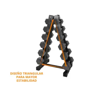 Alternative view of RACK DE MANCUERNAS TRIANGULAR IMPORTADO
