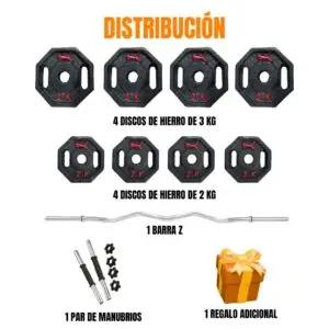 Alternative view of SET FULL HIERRO 20KG – OPCIÓN 3