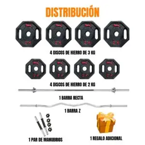 Alternative view of SET FULL HIERRO 20KG – OPCIÓN 4