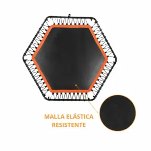 TRAMPOLIN CON SOPORTE 100CM X 135CM REAL FITNESS - Imagen 5