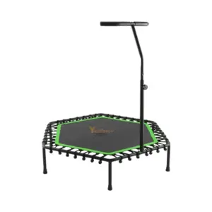 TRAMPOLIN HEXAGONAL CON SOPORTE 110CM DIAMETRO X 125CM ALTO MAX SPORT - Imagen 7
