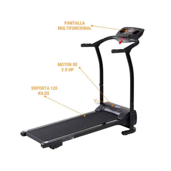 TROTADORA ELECTRICA 2HP BLACK FIT MODEL: K2 - Imagen 3