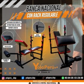 BANCA CON RACK REGULABLE NACIONAL - OFERTA