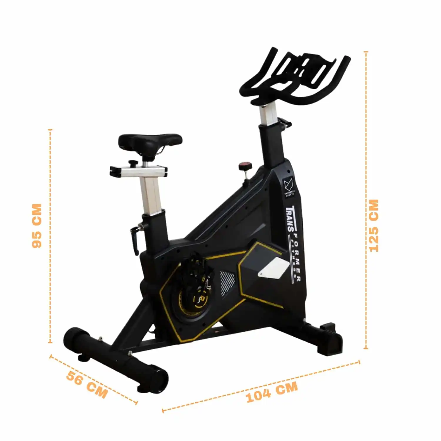 BICICLETA SPINNING DE 20KG PROFESIONAL TRANSFORMER BF SPG-1 - Imagen 2