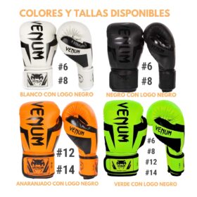 GUANTES DE BOX VENUM LOGO NEGRO