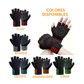 GUANTES DEPORTIVOS CON MUÑEQUERA DE POTENCIA COD3230