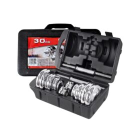 MALETIN DE MANCUERNAS 30KG CON ADAPTADOR
