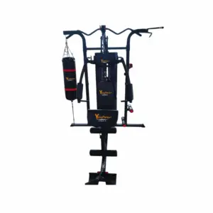 MINI GYM 3 ESTACIONES CON SACO DE BOX MHG6310P (6 PIEZAS) - Imagen 5