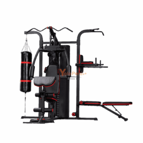 MINI GYM 3 ESTACIONES CON SACO DE BOX MHG6310P (6 PIEZAS)