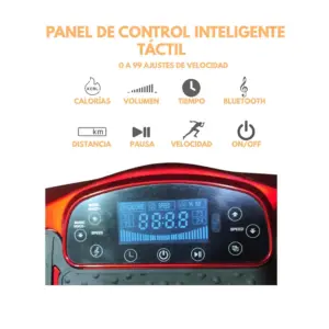 PLATAFORMA VIBRATORIA PRO-FIT C/ BLUETOOTH, USB, CONTROL Y BANDAS ELÁSTICAS - Imagen 3