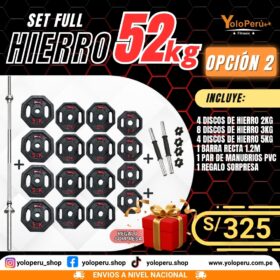 SET FULL HIERRO 52KG – OPCIÓN 2