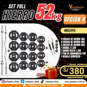 SET FULL HIERRO 52KG – OPCIÓN 4