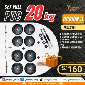 SET FULL PVC 20KG - OPCIÓN 3