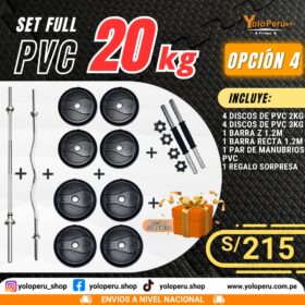 SET FULL PVC 20KG - OPCIÓN 4