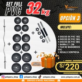 SET FULL PVC 32KG - OPCIÓN 3