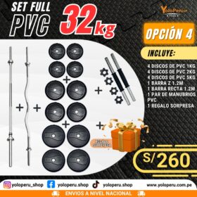 SET FULL PVC 32KG - OPCIÓN 4